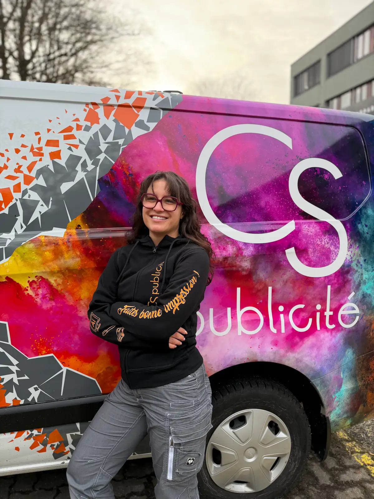 Coline Vouilloz, fondatrice de CS Publicité